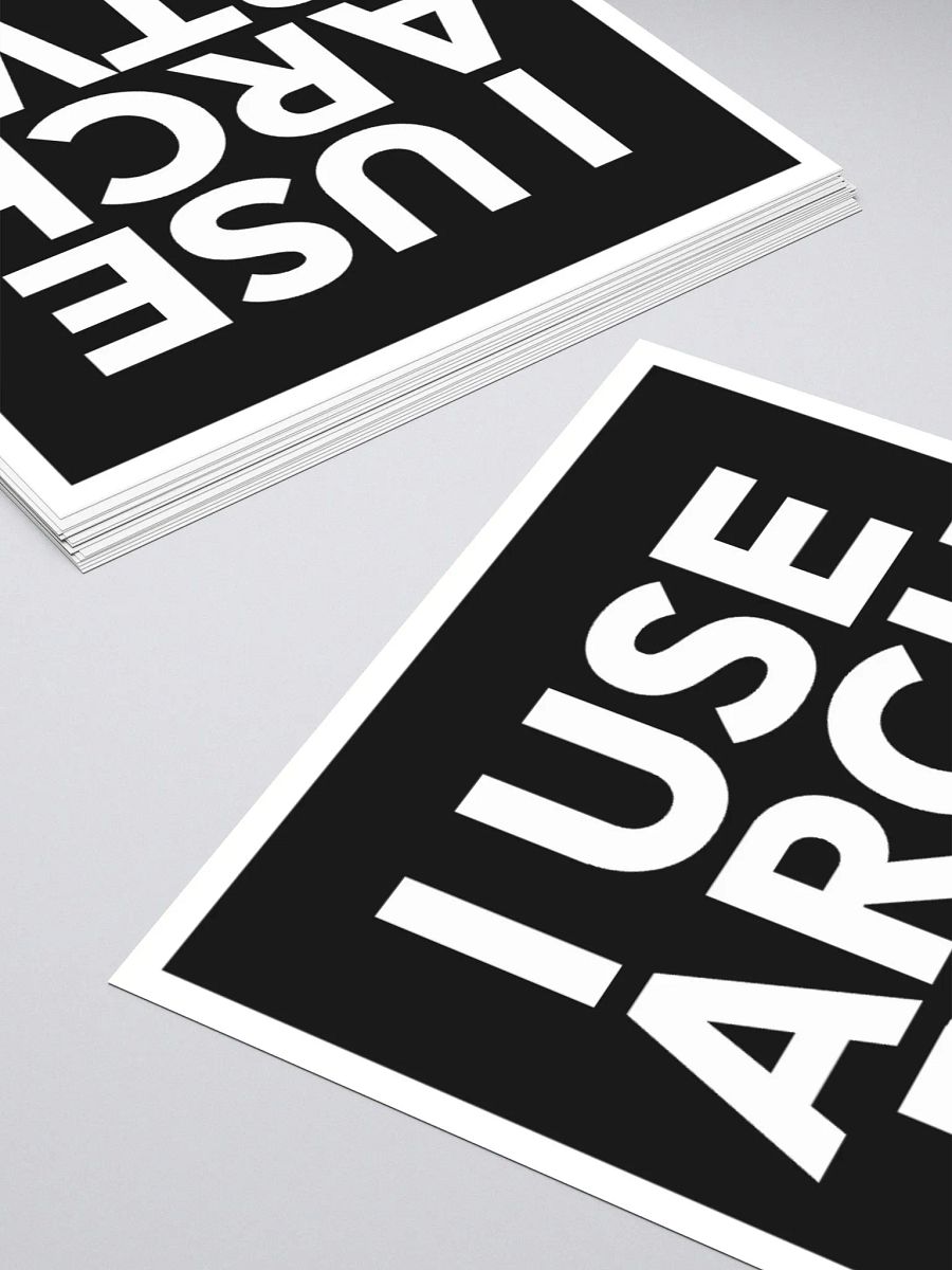 I USE ARCH BTW STICKER product image (4)