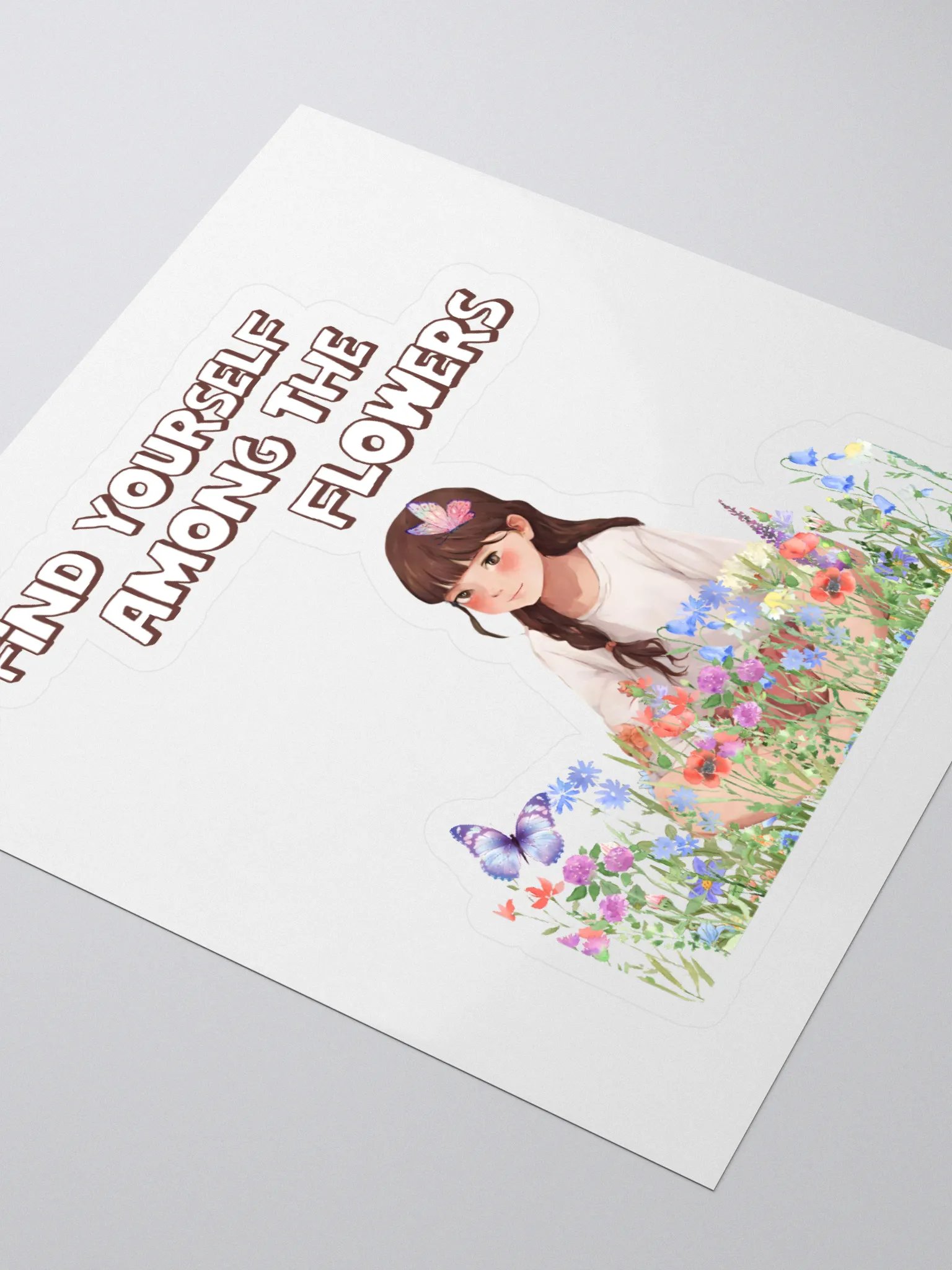 Find Yourself Among The Flowers - Sticker product image (3)