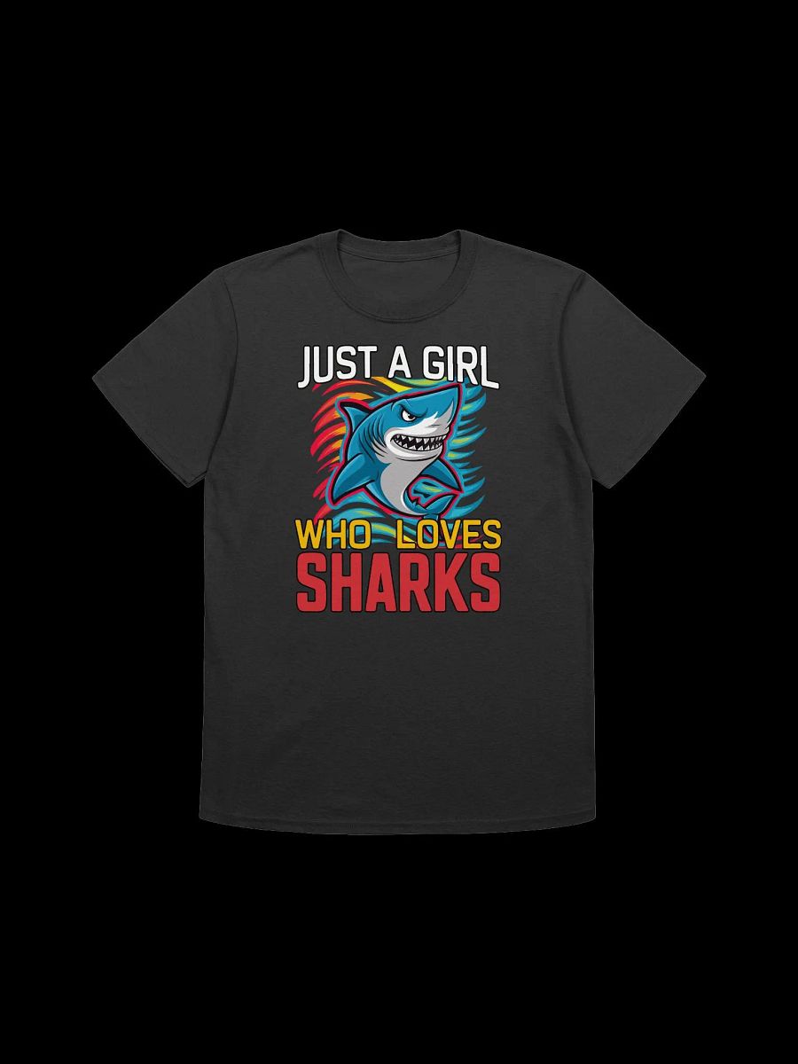 Just a Girl Who Loves Sharks-Cute Shark T-Shirt product image (18)