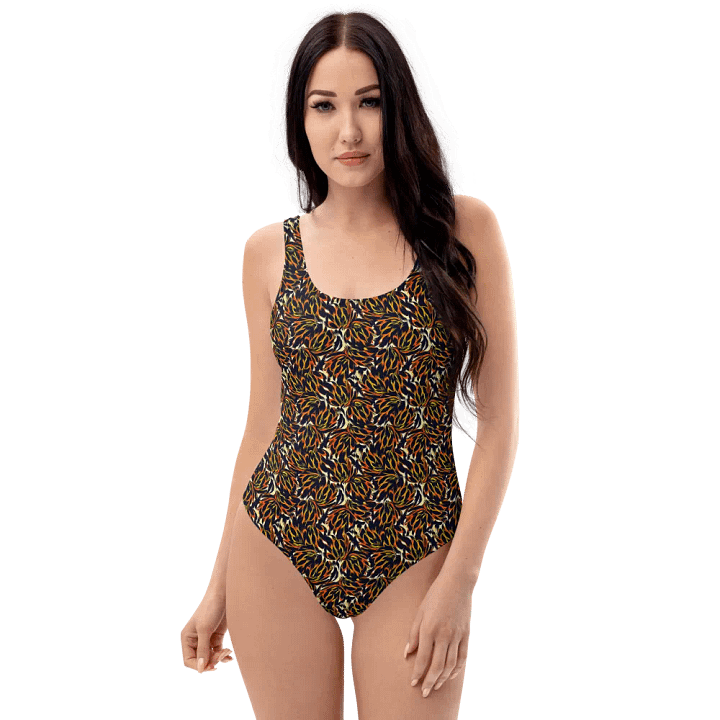Tiger Flower | One-piece swimsuit product image (1)