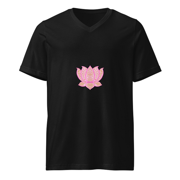 Golden Lotus V-Neck Tee product image (1)