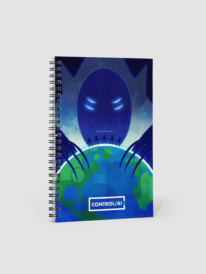 What if AI keeps getting smarter? Spiral Notebook product image (1)