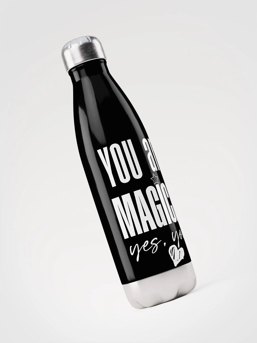 You are Magical Stainless Steel Bottle - black product image (3)