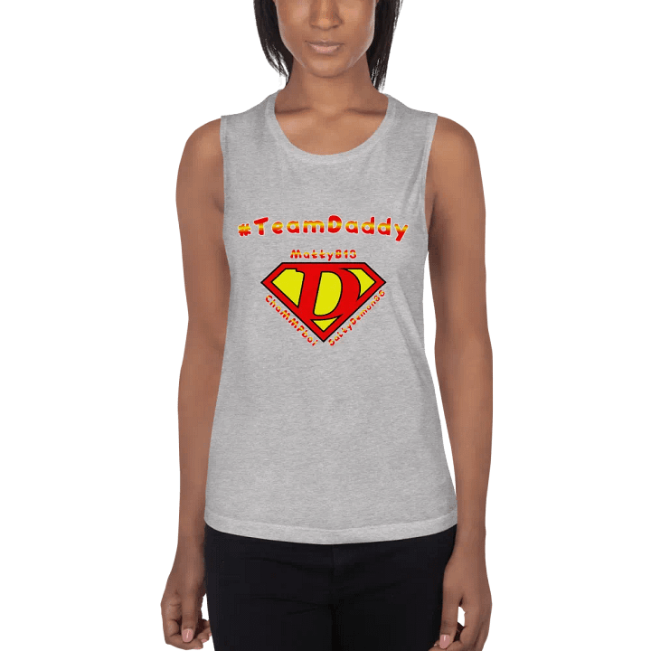 womans #team daddy tank top product image (10)