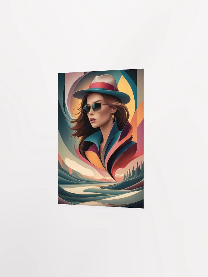 Abstract illustration of a Woman Poster - 13 product image (8)