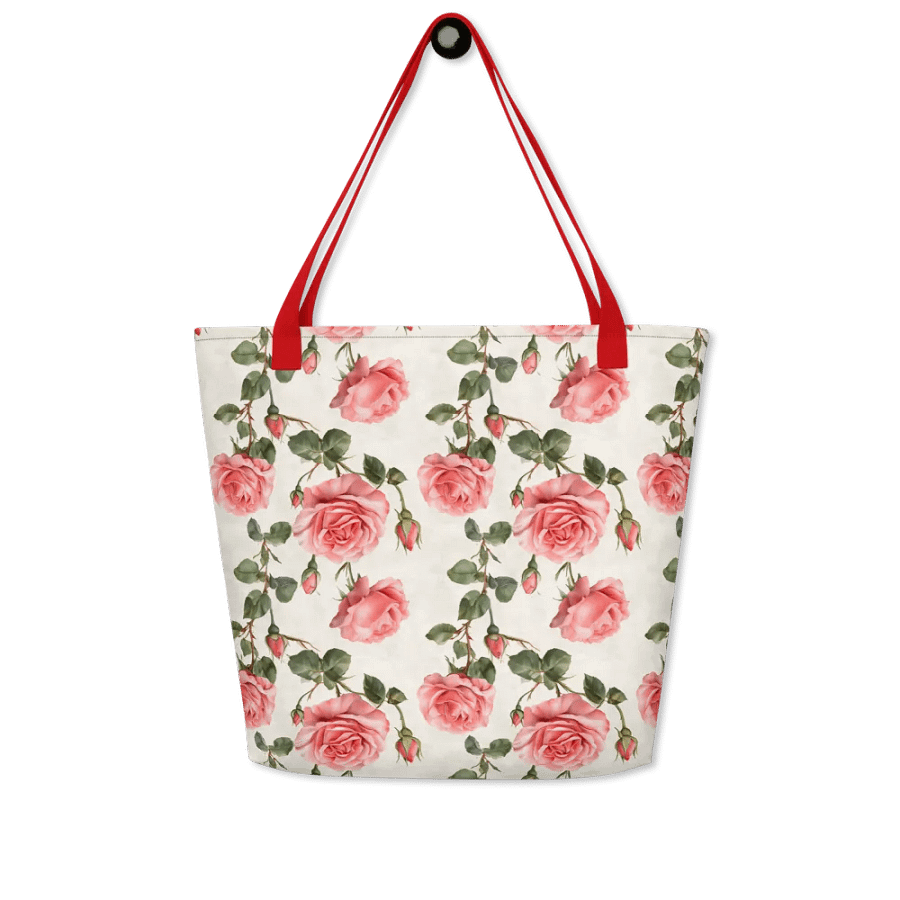 Elegant Rose Garden Large Tote Bag product image (5)