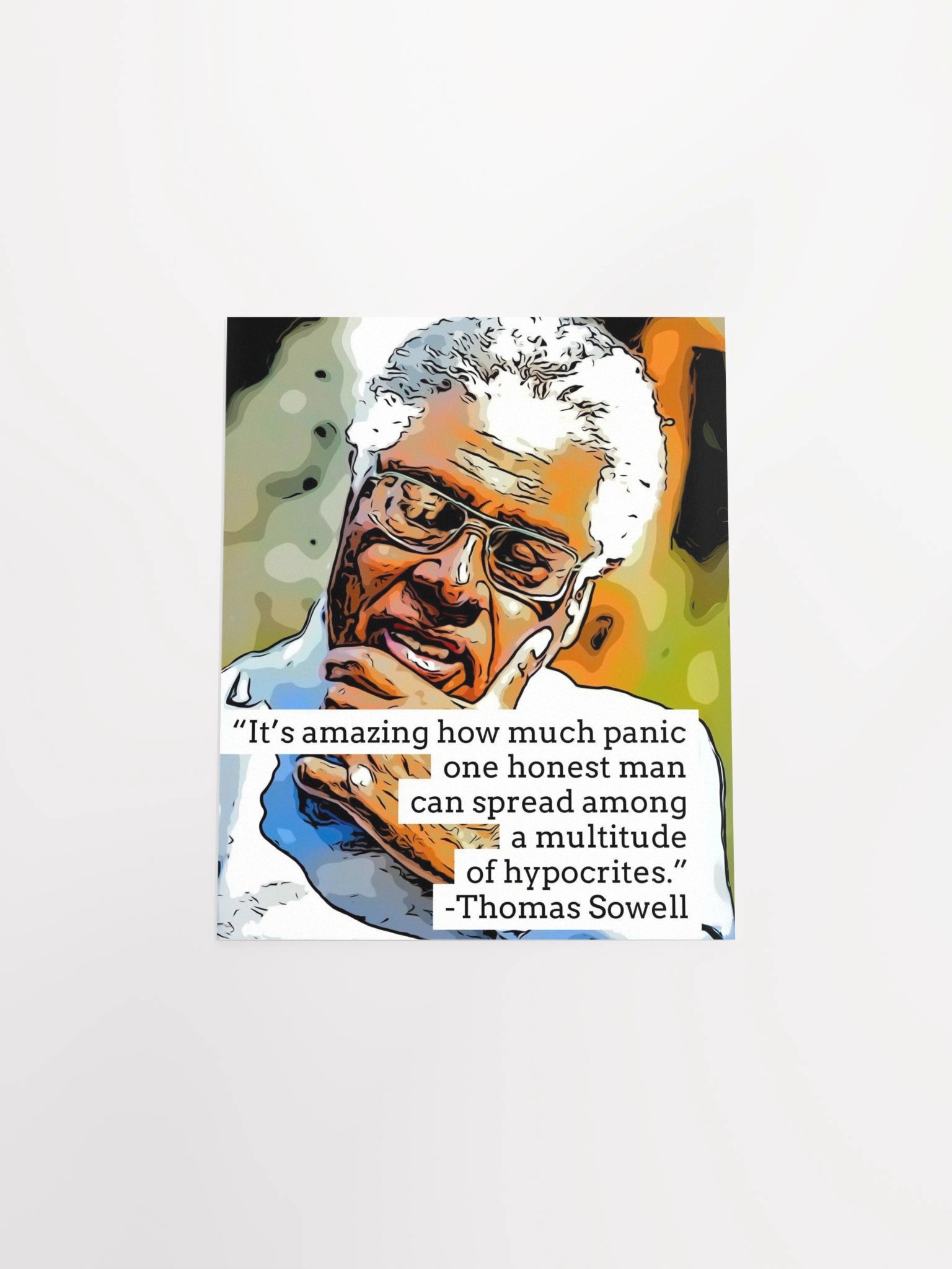 “One Honest Man” — Thomas Sowell Art Print product image (4)