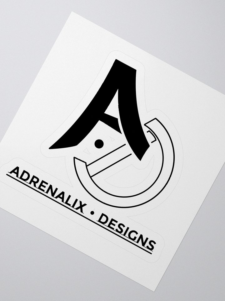 Adrenalix Designs logo and name stickers product image (5)