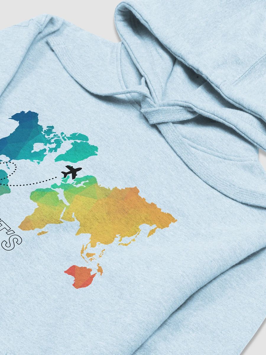 Geometric World Map Unisex Hoodie product image (13)