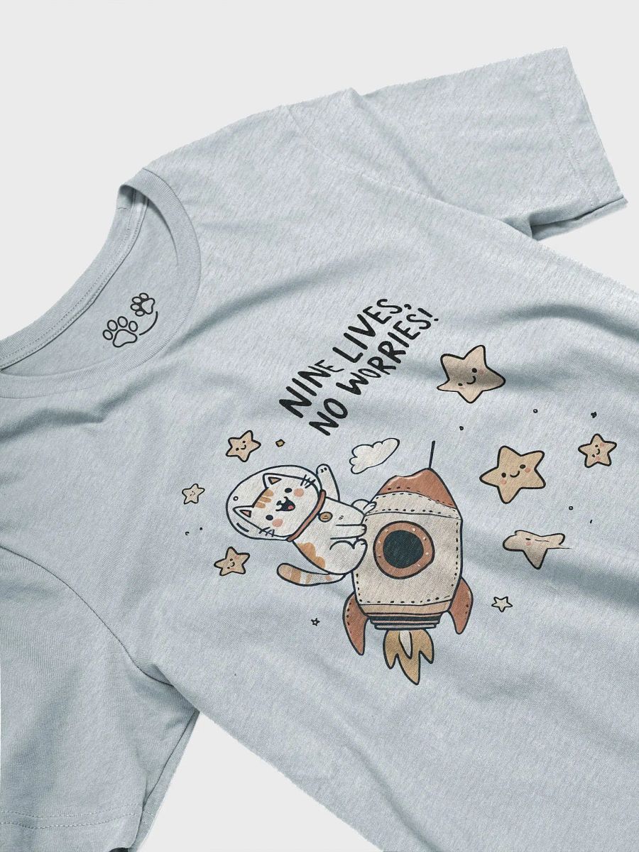 Nine lives, no worries t-shirt 1 product image (4)