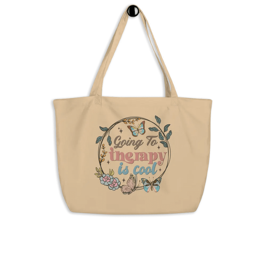Going To Therapy Is Cool Tote product image (4)