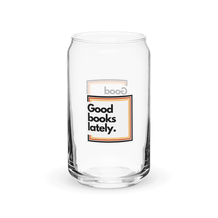 Good Books Lately Can-Shaped Glass product image (1)