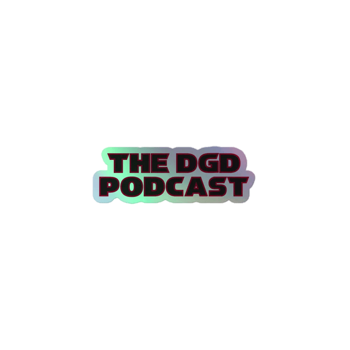Bold & Holographic DGD Podcast Sticker Pack product image (1)