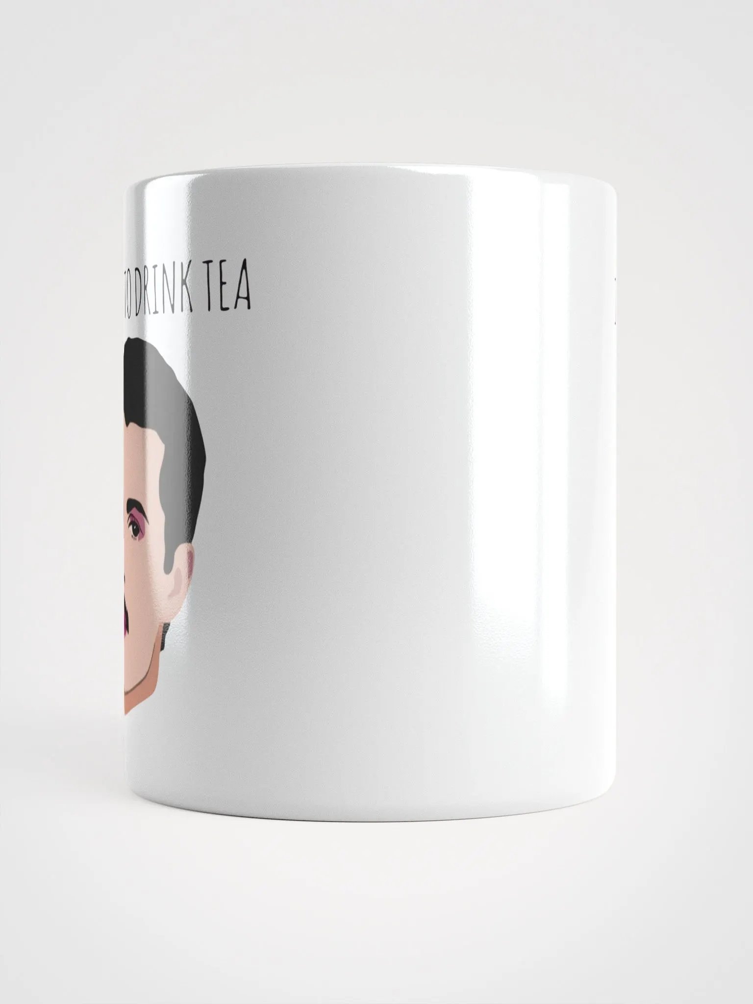 Eccentric Faces White Glossy Mug product image (15)
