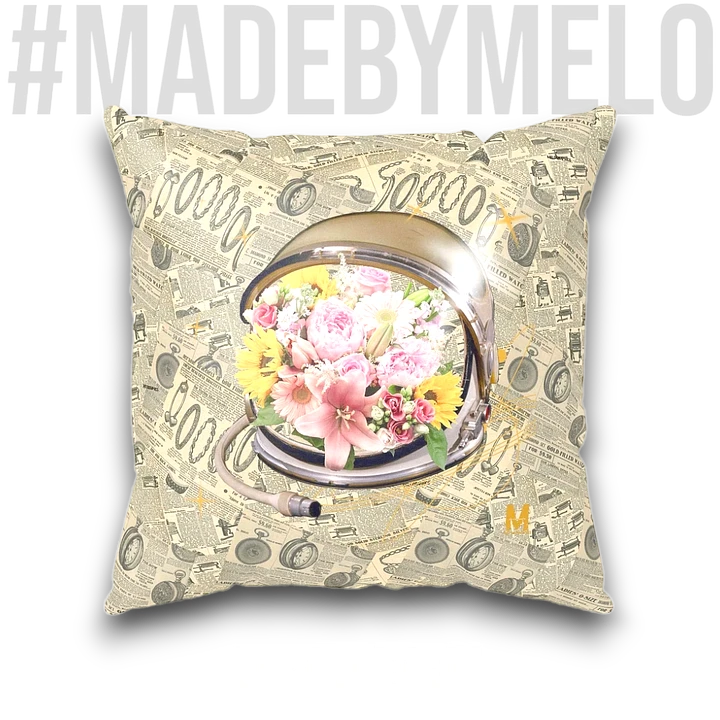 Floral Flyer - Square Pillow | #MadeByMELO product image (1)