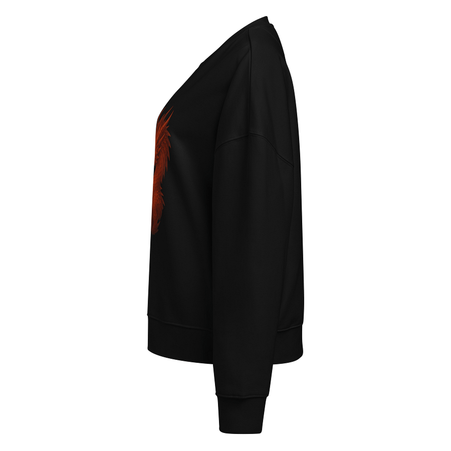 🔴100% Organic Cotton - Red Dragon – Flamekeeper's Creed Sweater product image (4)