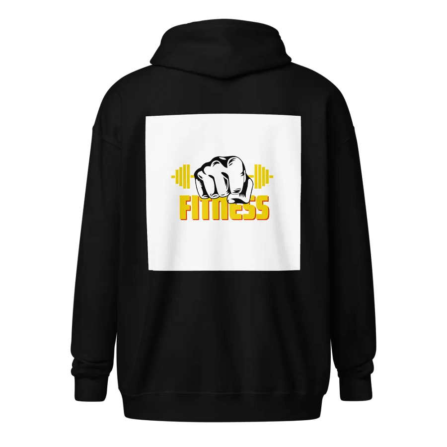 Unisex Heavy Blend Zip Hoodie Fitness Style product image (1)