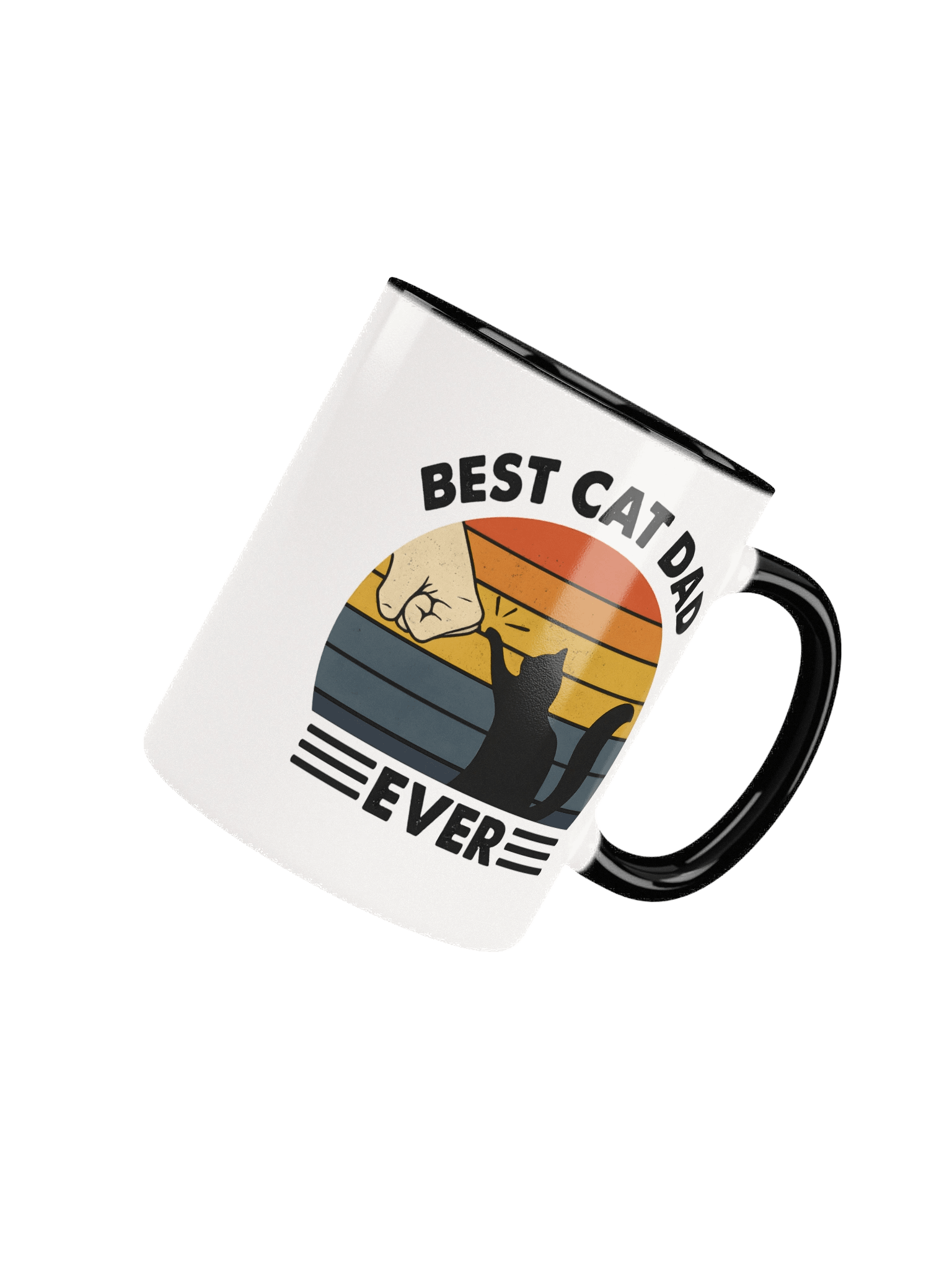 Best Cat Dad Ever Mug – Funny Cat Lover Gift for Men | Cat T-Shirts & Themed Gifts for Dad product image (36)