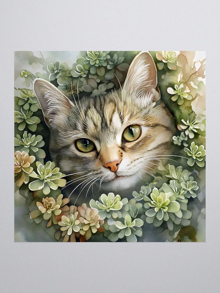 Sedum Cat Stickers product image (1)