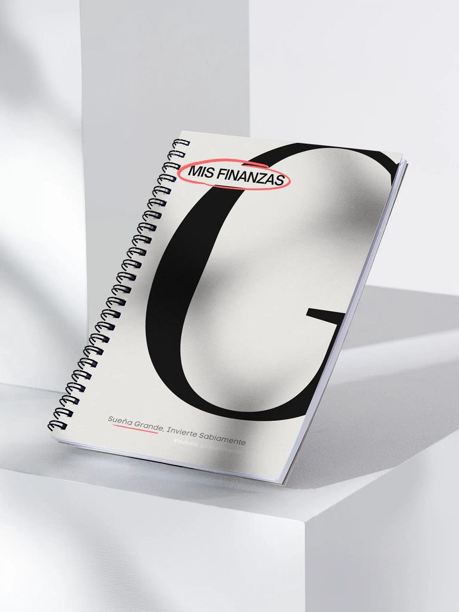 Cuaderno espiral con letra inicial G + desafío de ahorro de 365/366 días product image (3)