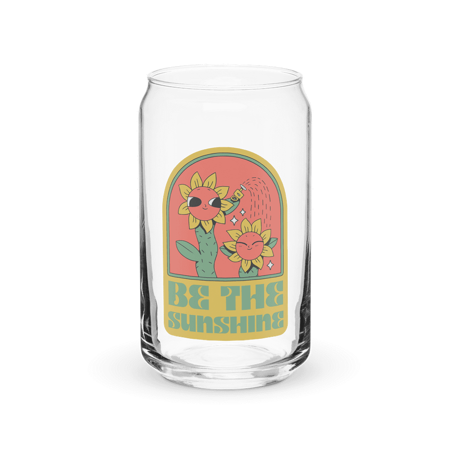 Be the sunshine Can-Shaped Glass product image (2)