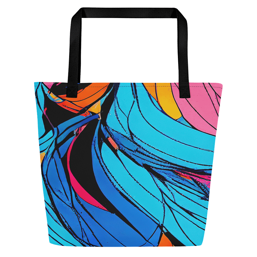 Vibrant Swirls All-Over Tote Bag product image (7)