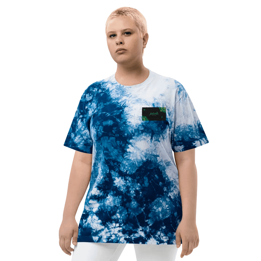 Royboy420Gaming Unisex Blue Tye-Dye T-Shirt product image (12)