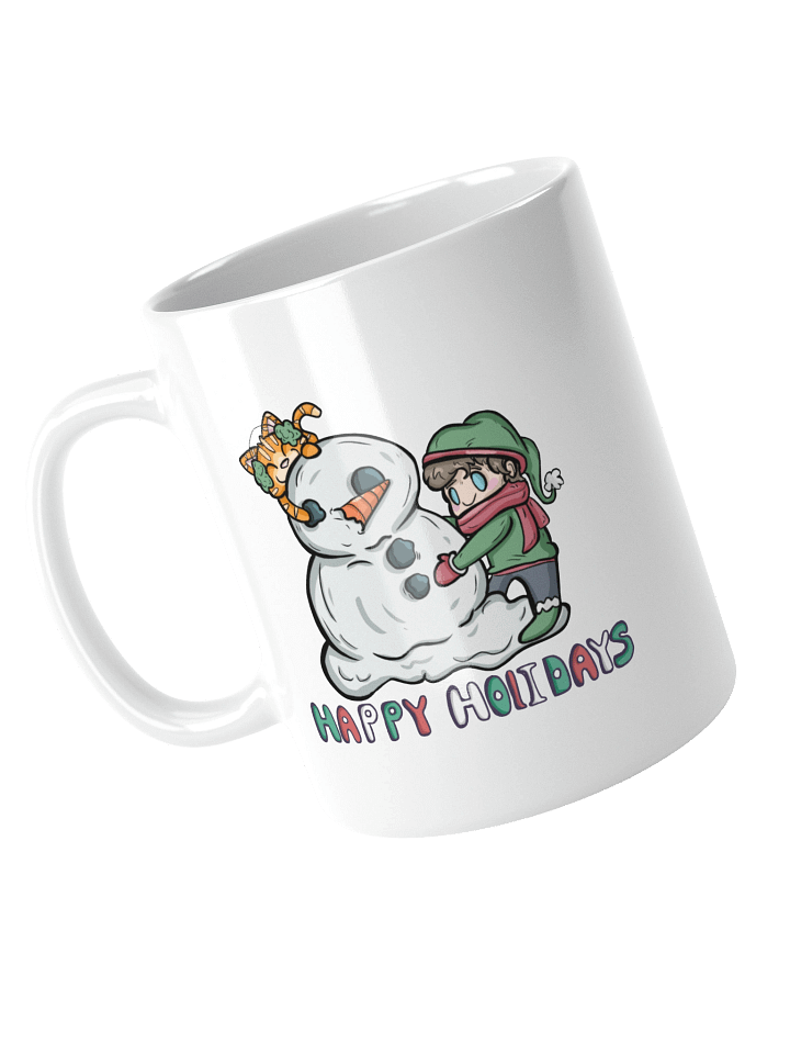 Arcade Warrior Happy Holidays White Mug Christmas 2025 product image (2)