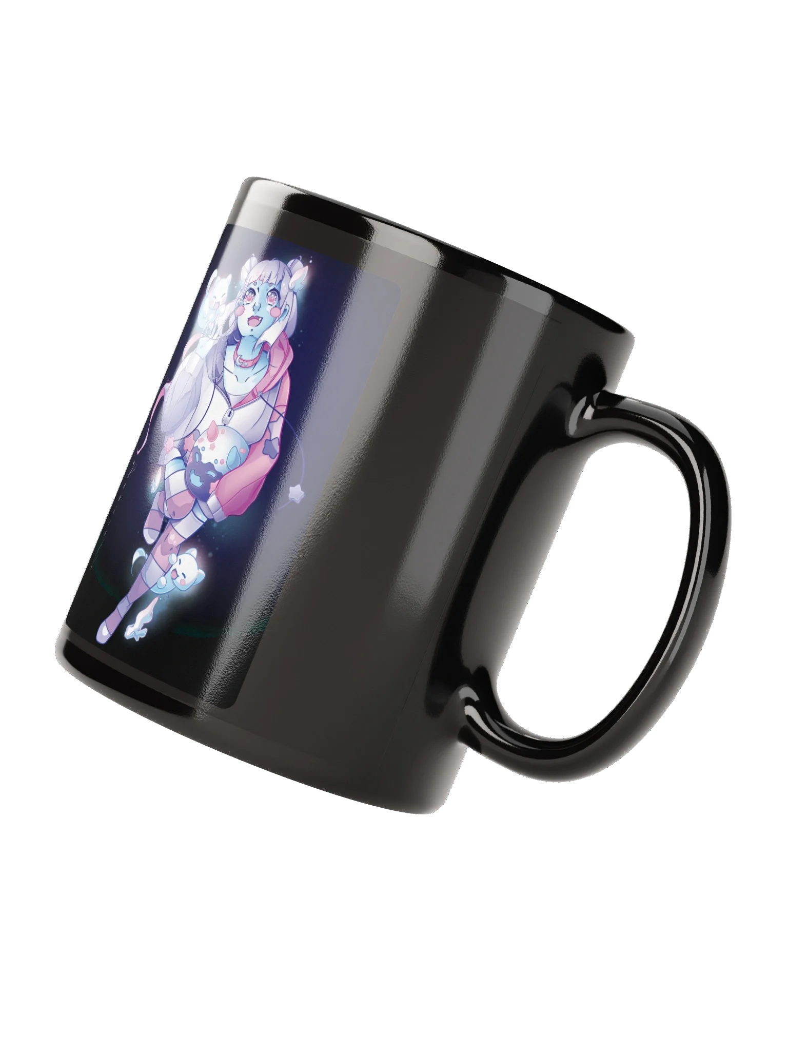 Mug • CandiCat Ghost Girl & Ghost Cats • 2025 product image (3)