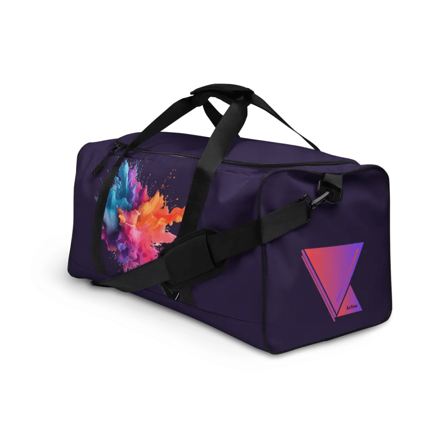 Vibrant Splash All-Over Duffle Bag product image (7)