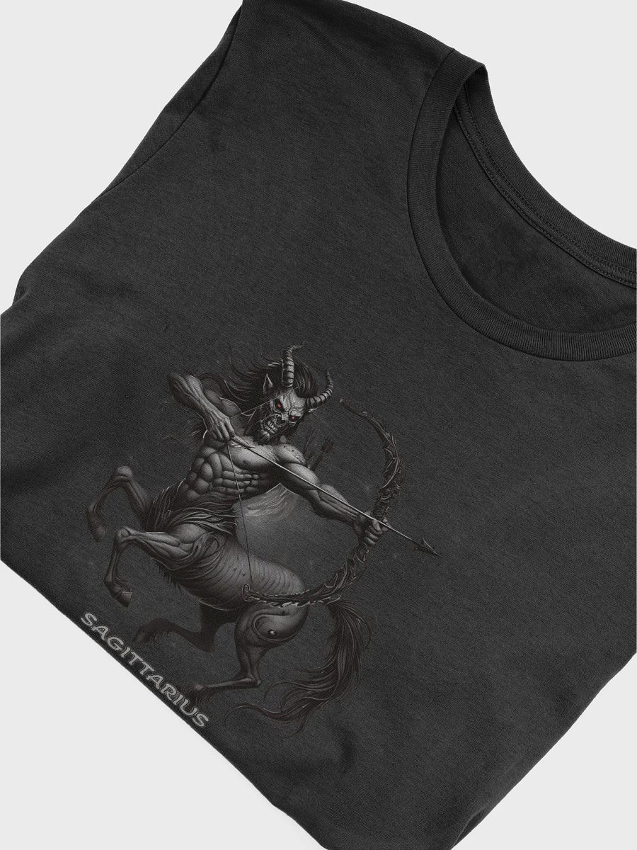 Demonic Zodiac T-Shirts| Sagittarius | Halloween Group Tshirt | Gothic Astrology Signs | Dark Horoscope Tees | Halloween Celestial Horror Clothing product image (2)