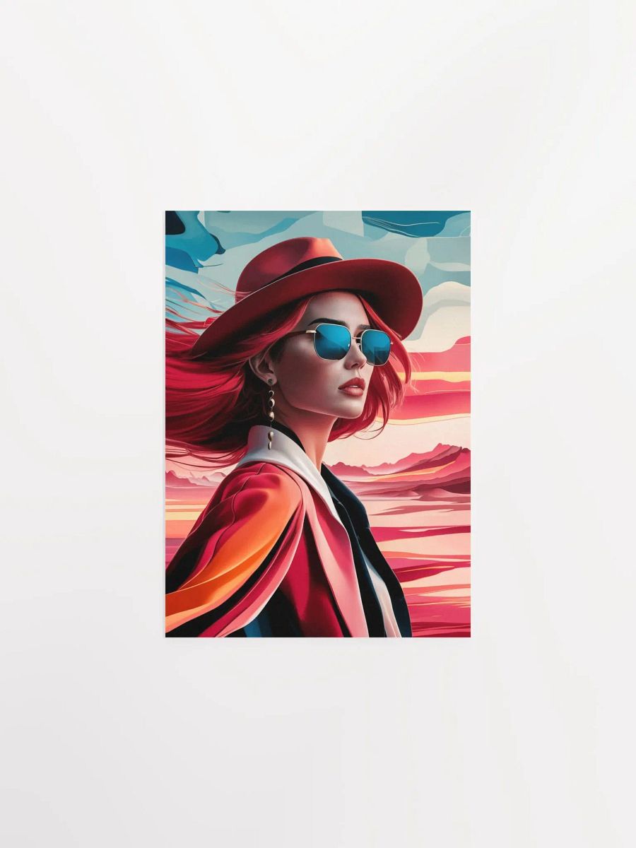 Abstract illustration of a Woman Poster - 5 product image (2)