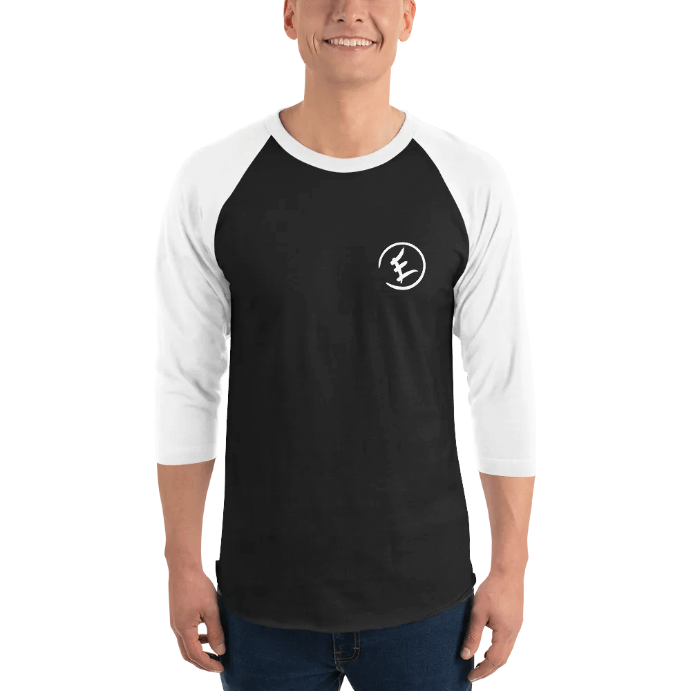 Calligraph-E Baseball Tee (WHITE LOGO) product image (3)