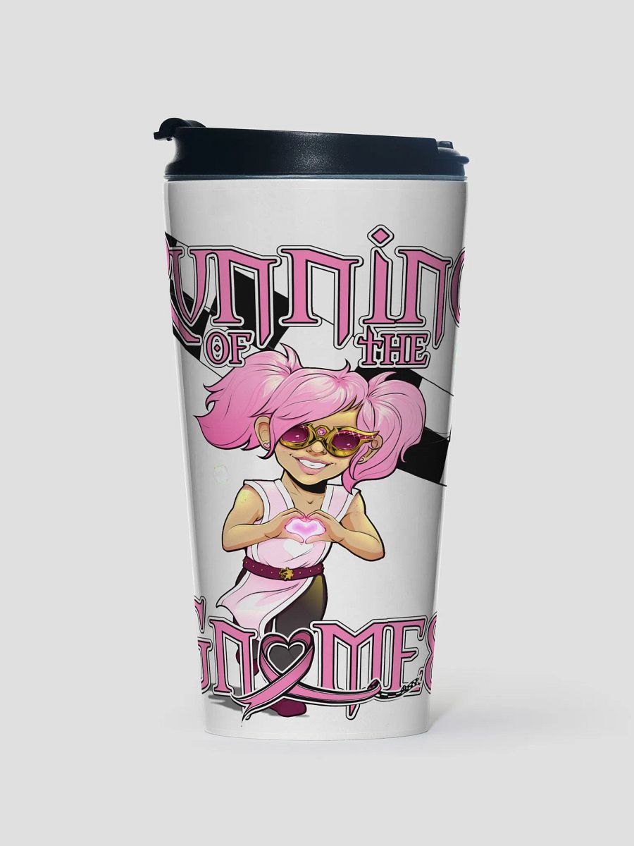 Running of the Gnomes Race Banner-- Cutout Edition -- by Mischi - Travel Mug product image (1)