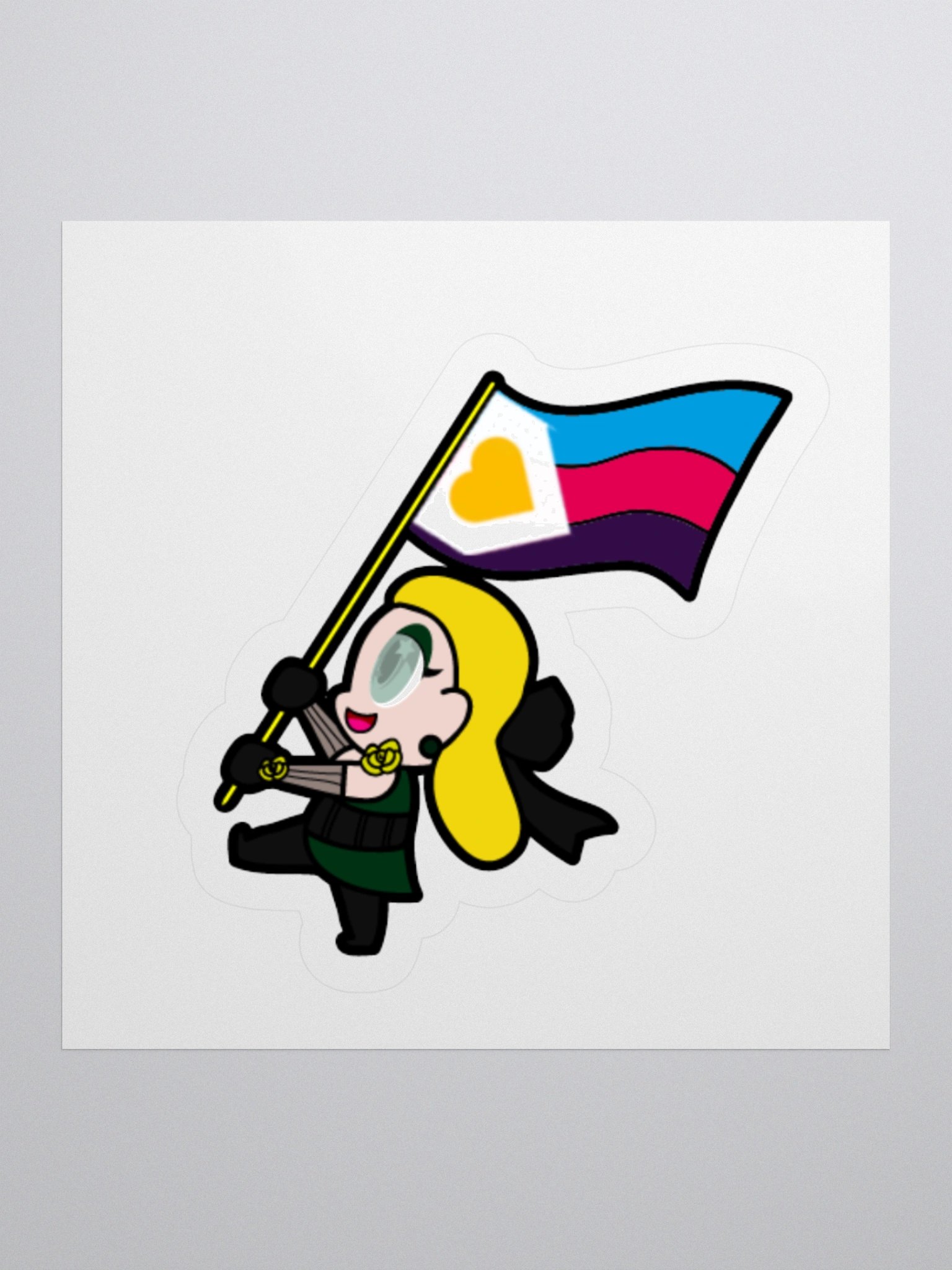 Miss Will-o-Witch Poly Pride 25 sticker product image (2)