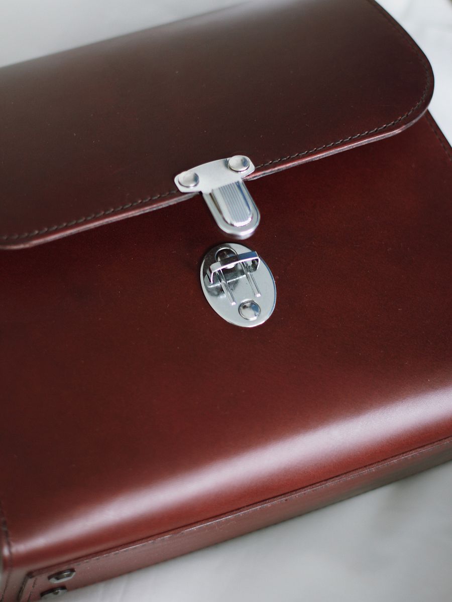 Maroon Leather Cross-body Bag - Medium product image (12)