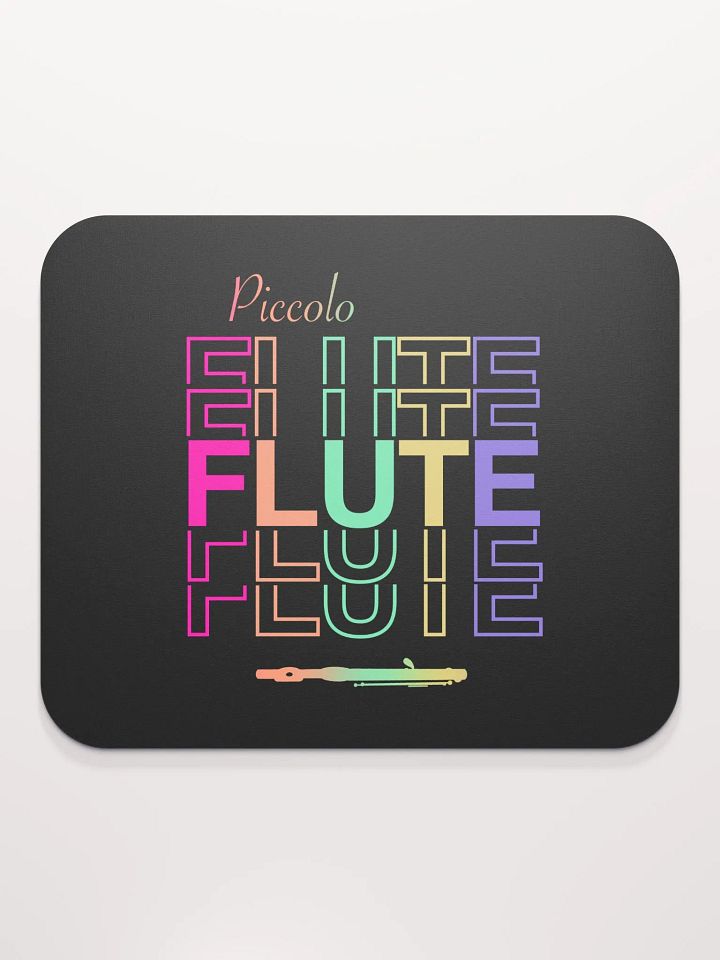 Symmetrical Flute Graphic Mouse Pad - Piccolo product image (1)