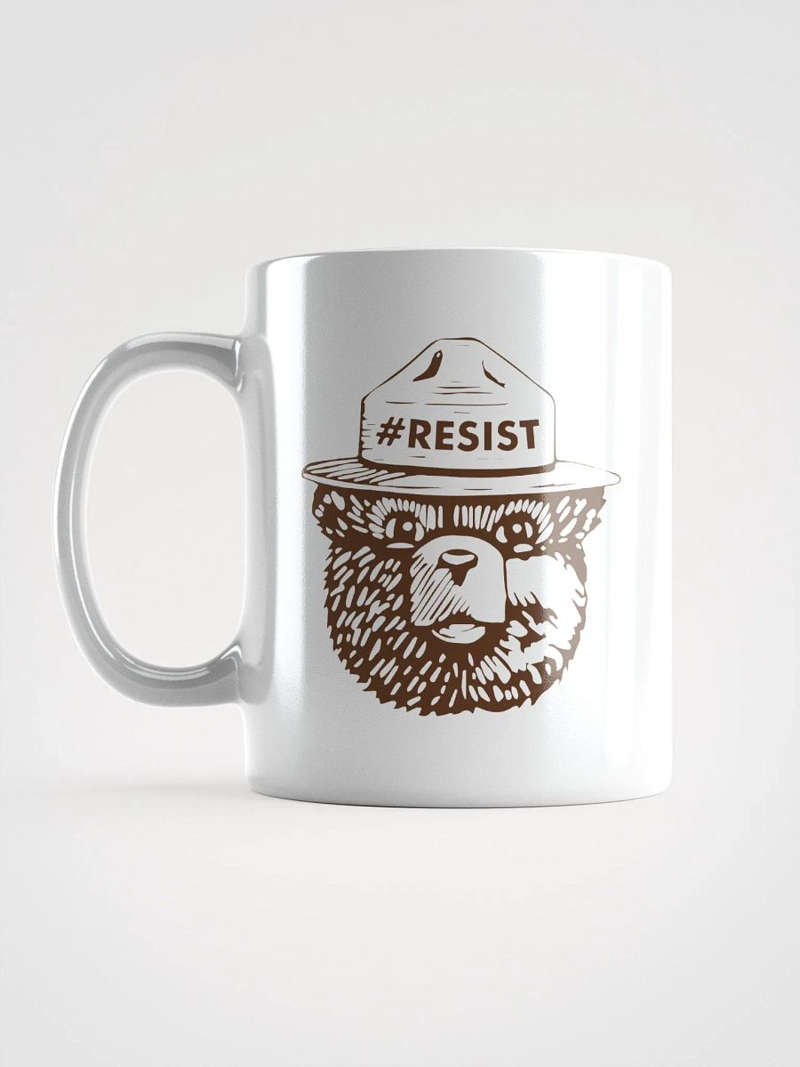 Smokey RESIST BEAR Ceramic Coffee Tea Mug Cup Cafe product image (6)