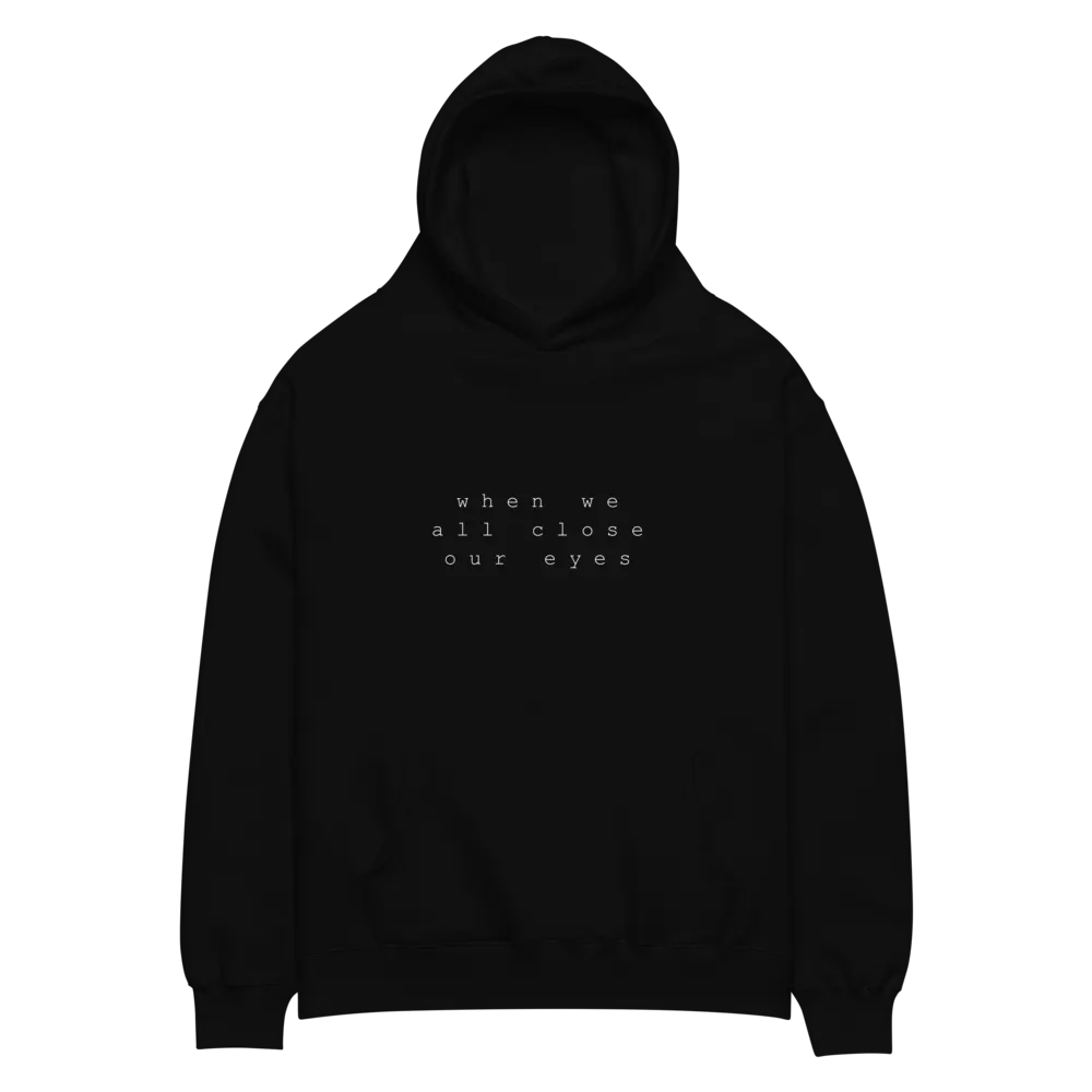When We All Close Our Eyes - Tracklist Hoodie product image (1)