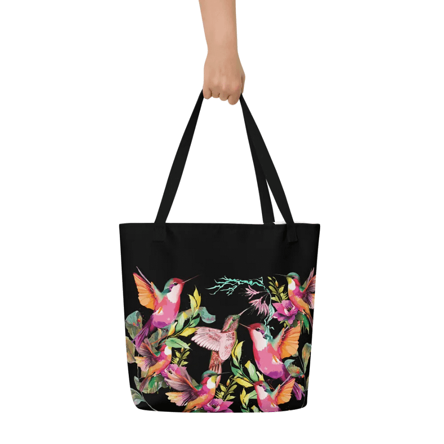 Vibrant Hummingbird Haven Tote for birdlovers product image (6)