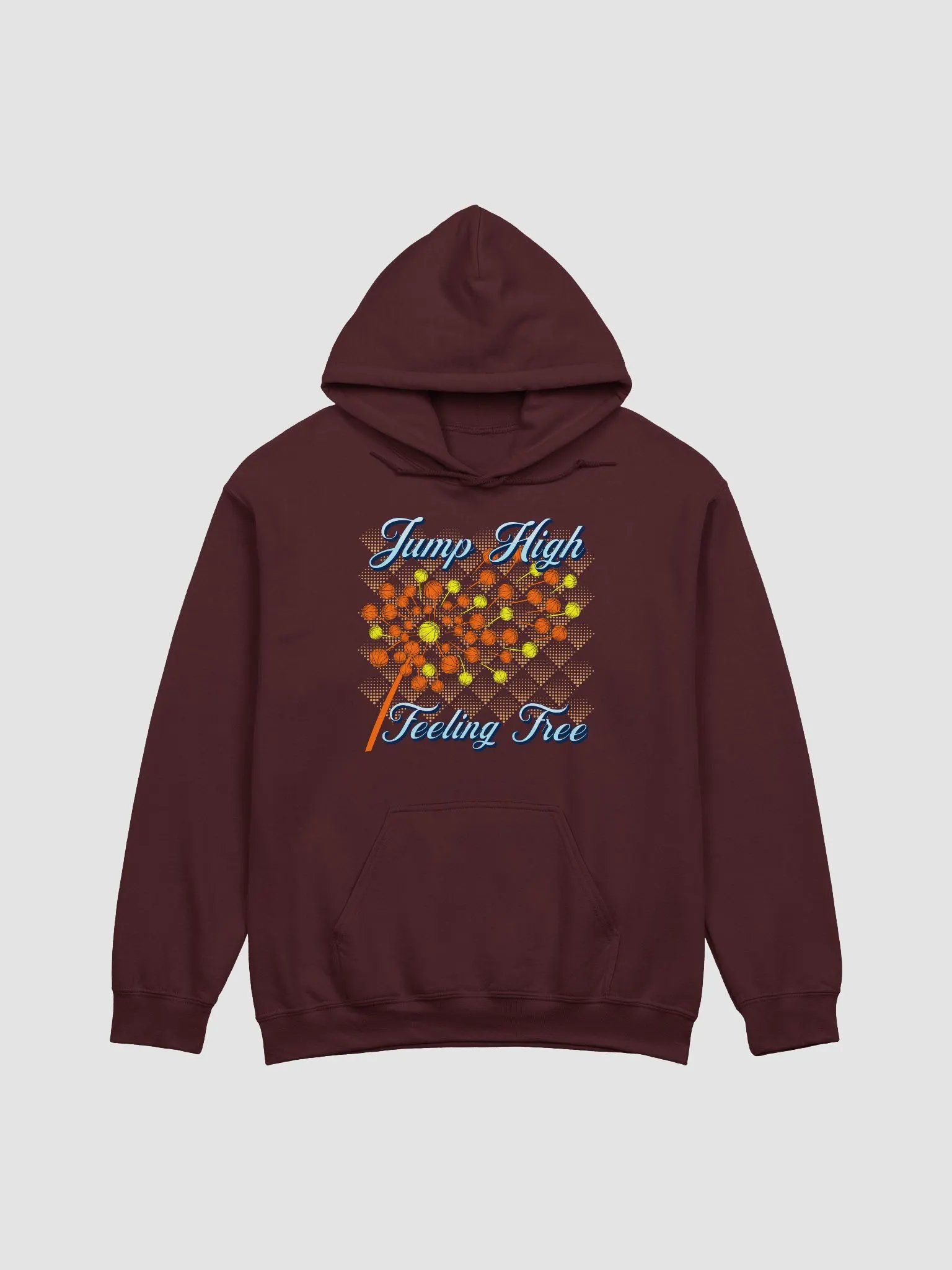 Dandelion Basketball Jump High Feeling Free Dreams Hoodie product image (1)