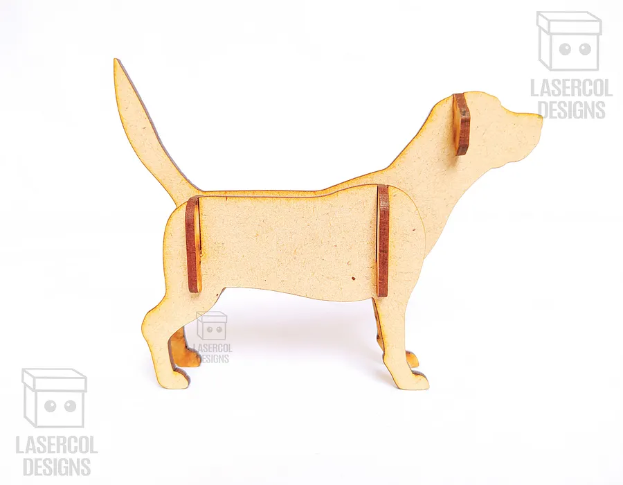 Dogs 3d Puzzle (3 Sizes) Set 2 - Laser Cut Files product image (7)