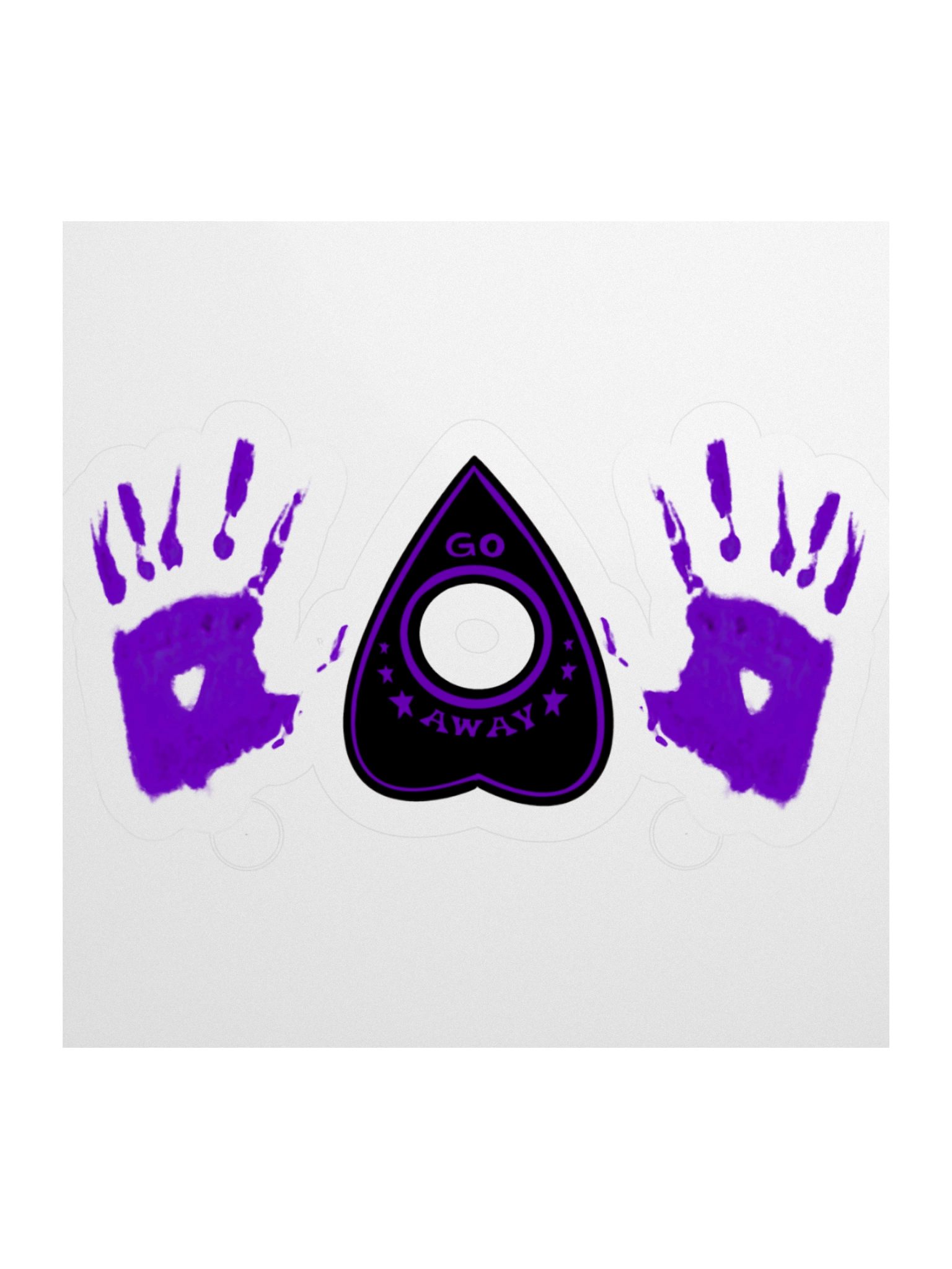 Go Away Obake LIMITED EDITION TwitchCon Purple Sticker product image (1)