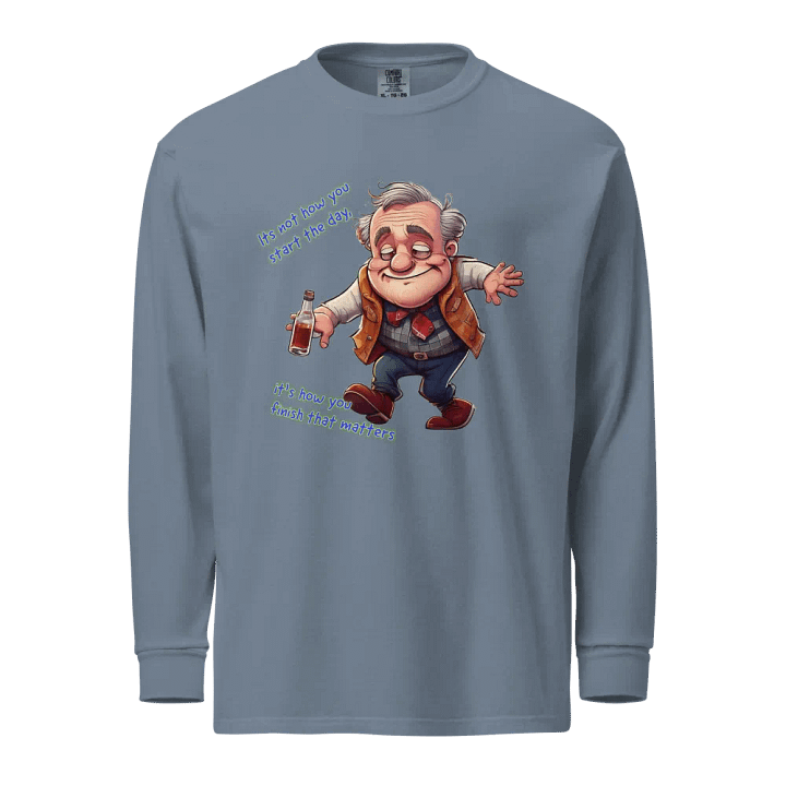 Finishing The Day - Men's Long Sleeve Shirt product image (5)