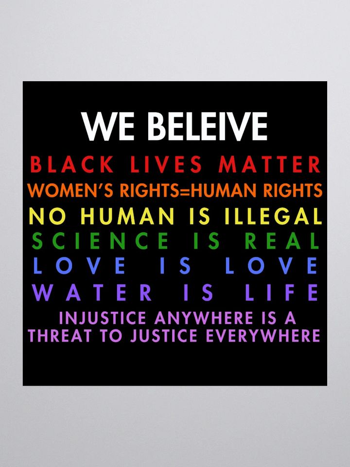 We Believe Sticker. product image (2)