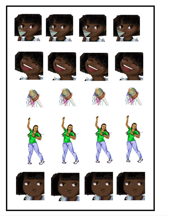 Assorted Stickers (Side Eye Jane) product image (1)