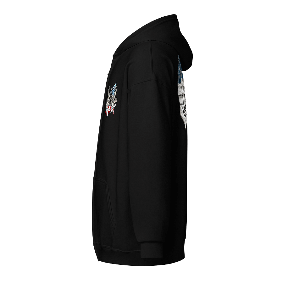 Twin anchor Mount Rainier Marshall Foss Flag Zip Hoodie product image (3)