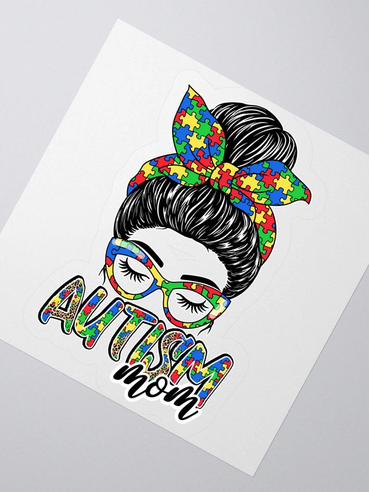 Autism mom2 Sticker product image (2)