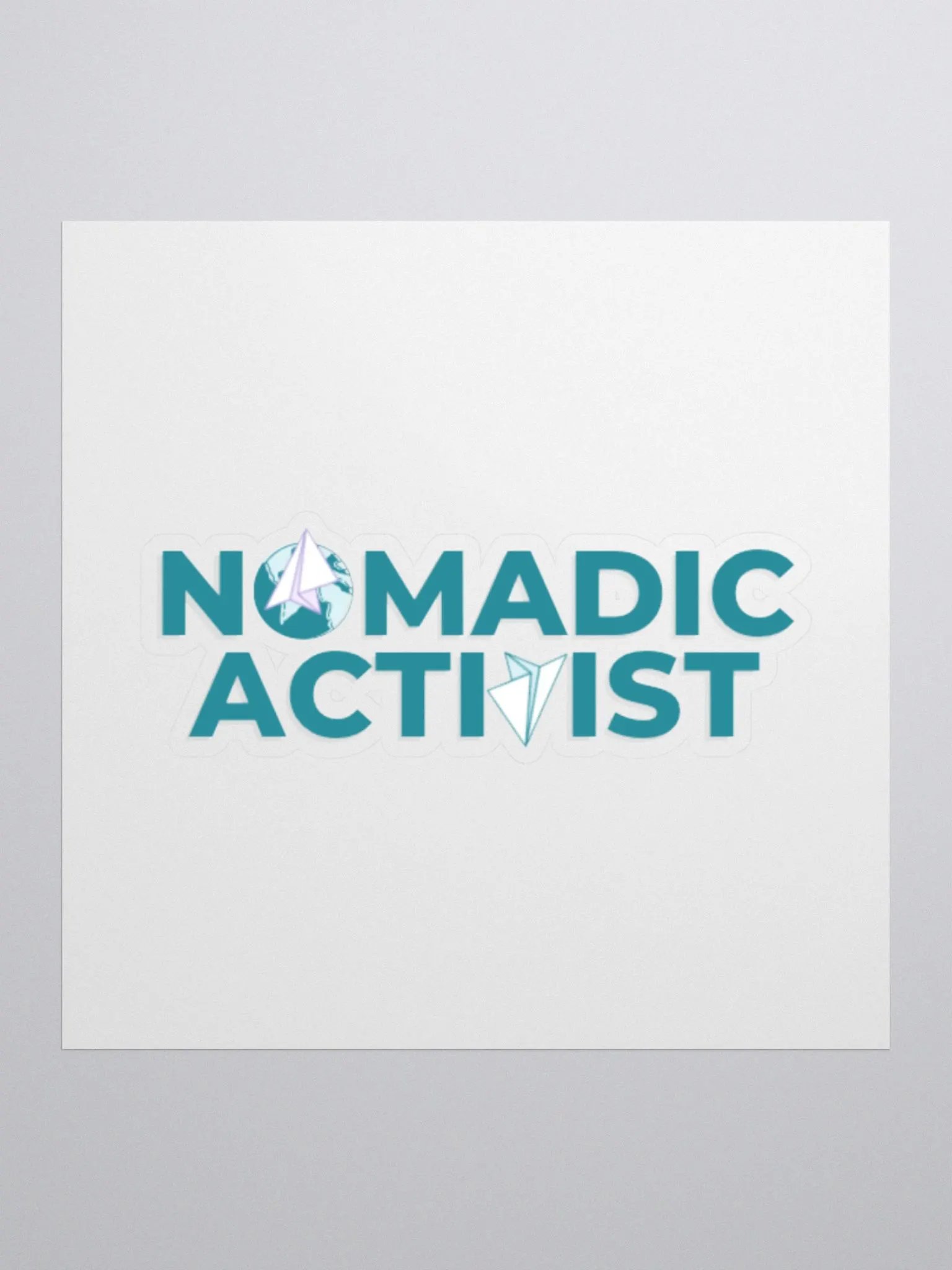Nomadic Activist Sticker product image (1)