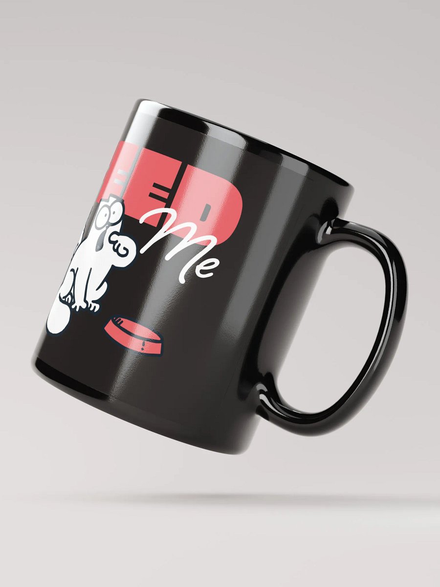 Feed Me Black Mug product image (3)